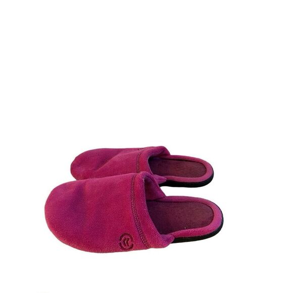 Isotoner pink mule slip ons slippers 9.5-10 - Picture 1 of 4